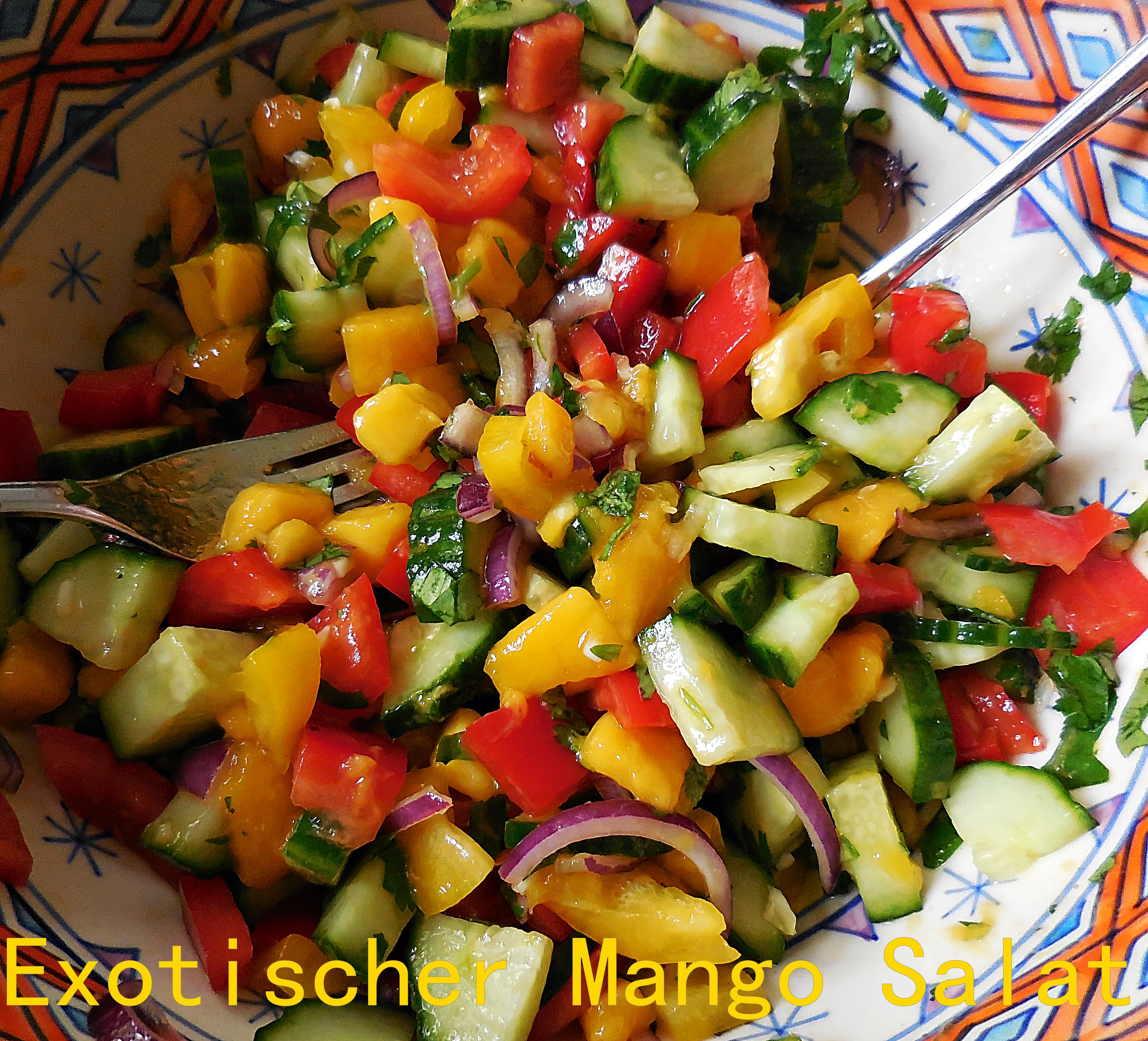 Exotischer Mango-Salat – Nordisch Roh
