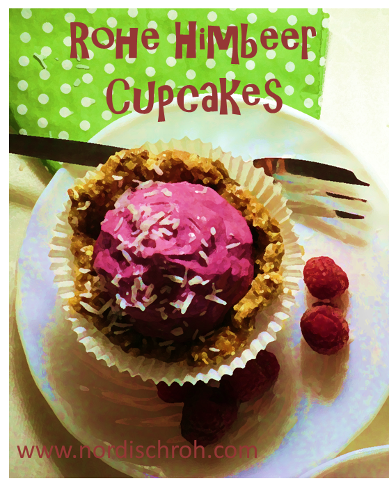 Rohkost Himbeer Cupcakes 1
