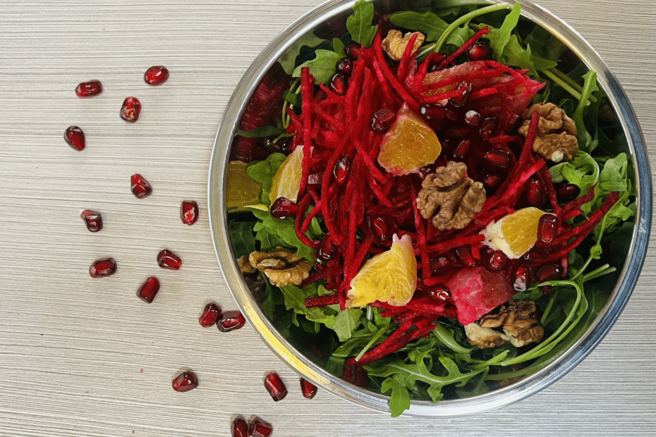 Sweet, Hot & Thanksgiving: Wärmender Salat mit Rote Bete und Rucola 3